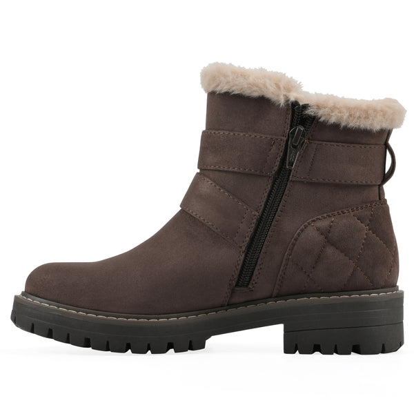 Summit By White Mountain Marvin Bootie - Dark Brown Fabric