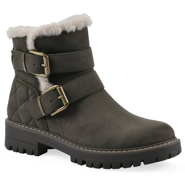 summit by white mountain Marvin Bootie - Olive Fabric