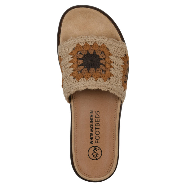 Summit By White Mountain Maxim Sandal - Tan Multi Fabric