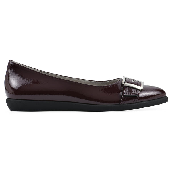 Summit By White Mountain Miliani Flat - Oxblood Patent