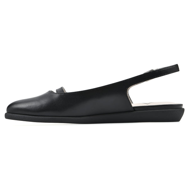 Summit By White Mountain Miloni Slingback Flat - Black