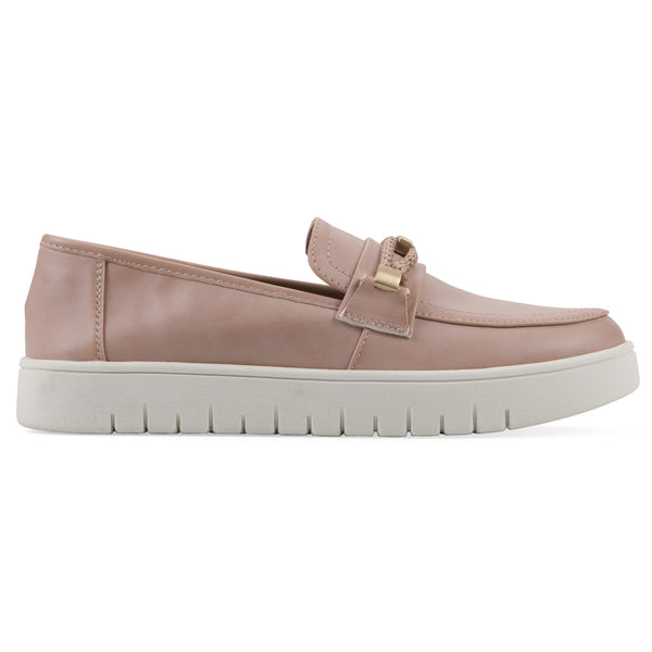 Summit By White Mountain Naathan Recovery Loafer - Blush Faux Leather