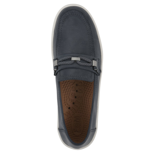 Summit By White Mountain Naathan Recovery Loafer - Navy Faux Leather