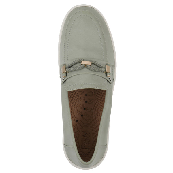 Summit By White Mountain Naathan Recovery Loafer - Sage Green Faux Leather