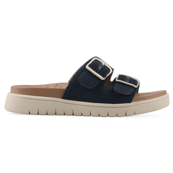 Summit By White Mountain Nanny Recovery Sandal - Navy Fabric
