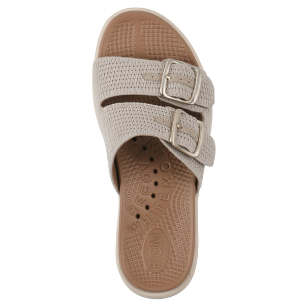 Summit By White Mountain Nanny Recovery Sandal - Taupe Fabric