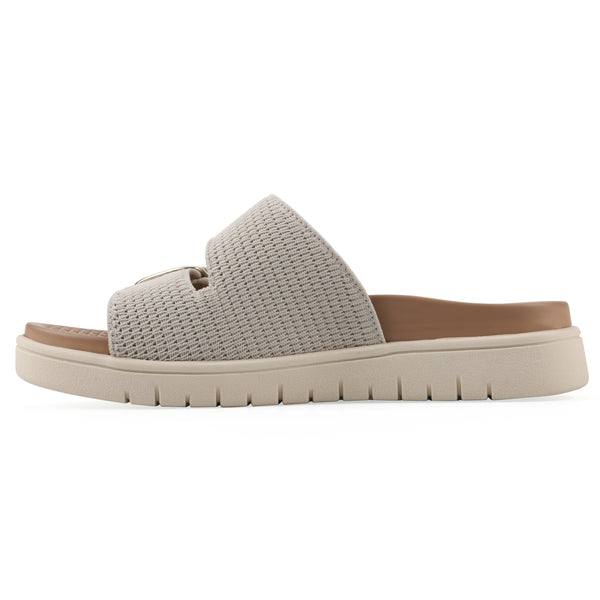 Summit By White Mountain Nanny Recovery Sandal - Taupe Fabric