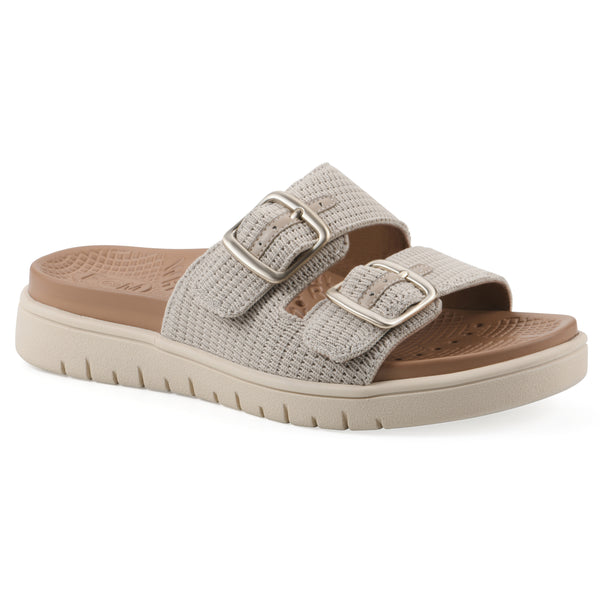 summit by white mountain Nanny Recovery Sandal - Taupe Fabric