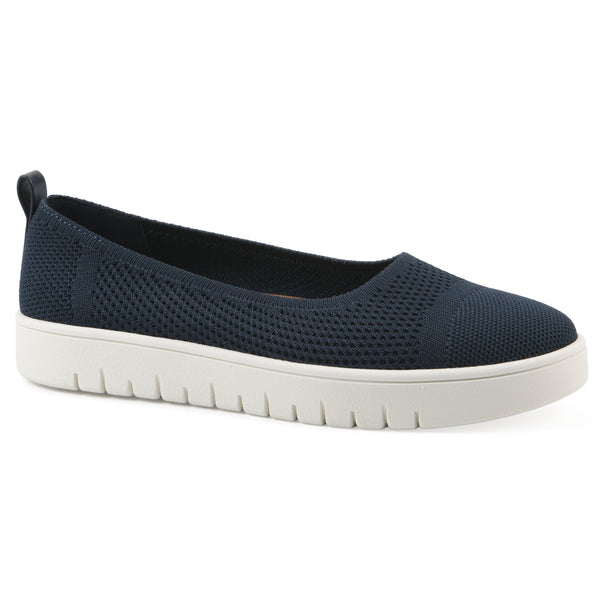 summit by white mountain Naveen Sneaker - Navy Fabric