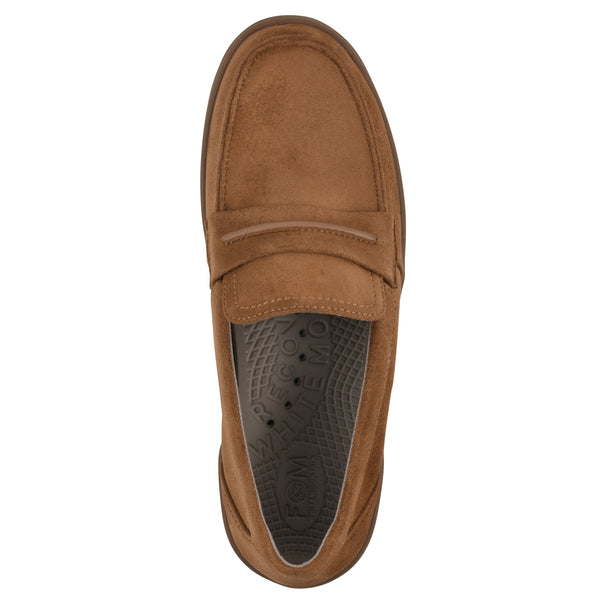 Summit By White Mountain Nocci Recovery Loafer - Chestnut Faux Suede