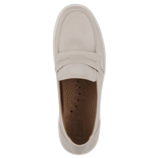 Summit By White Mountain Nocci Recovery Loafer - Eggshell Faux Leather