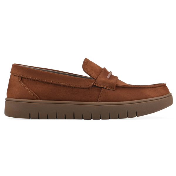 Summit By White Mountain Nocci Recovery Loafer - Terracotta Faux Suede