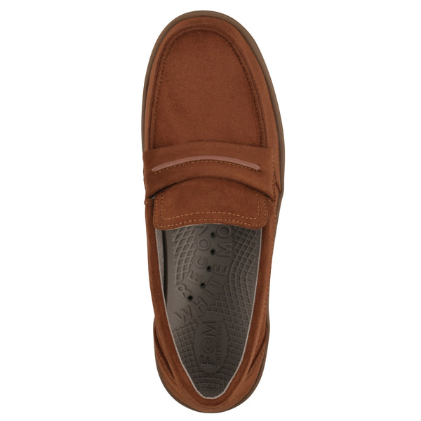 Summit By White Mountain Nocci Recovery Loafer - Terracotta Faux Suede