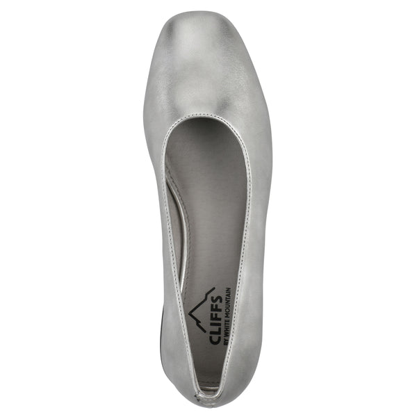 Summit By White Mountain Quintesa Heel - Silver Metallic