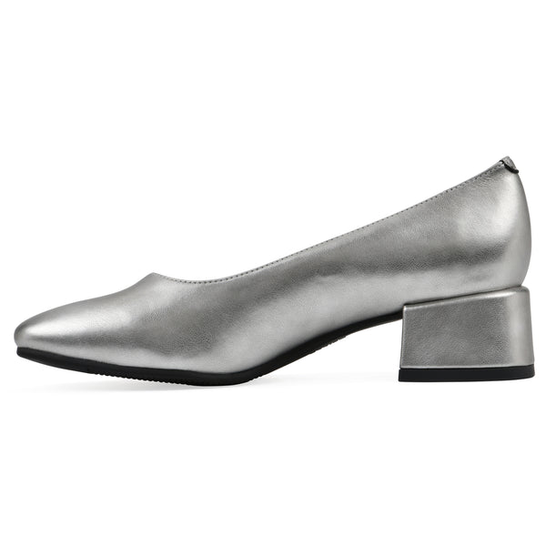 Summit By White Mountain Quintesa Heel - Silver Metallic