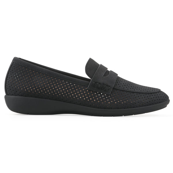 Summit By White Mountain Samson Loafer - Black Fabric