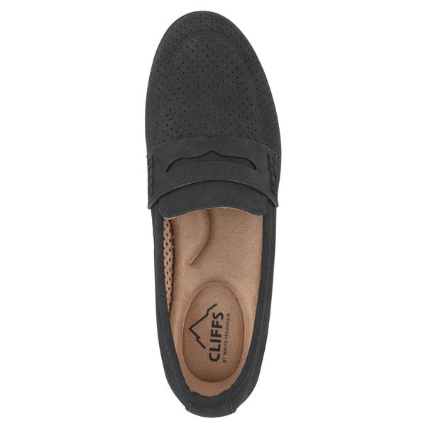 Summit By White Mountain Samson Loafer - Black Fabric