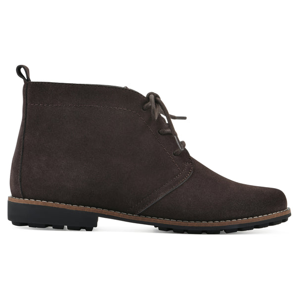Summit By White Mountain Auburn Bootie - Brown Suede