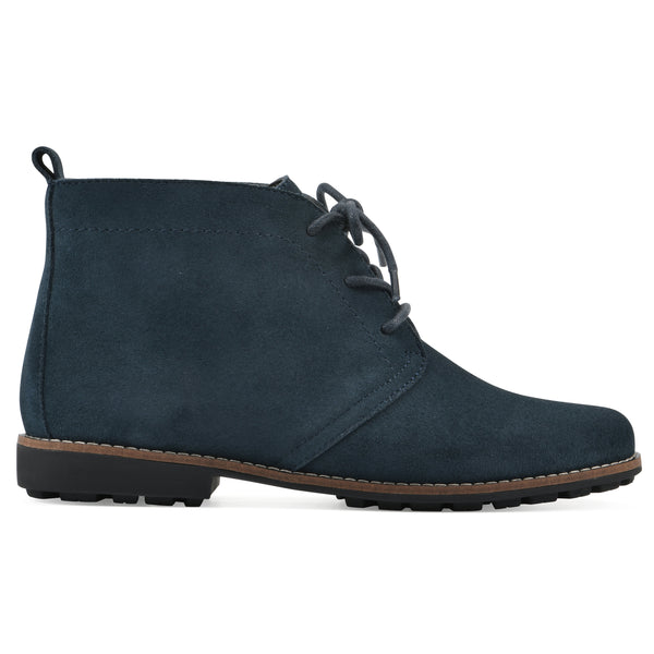 Summit By White Mountain Auburn Bootie - Navy Suede