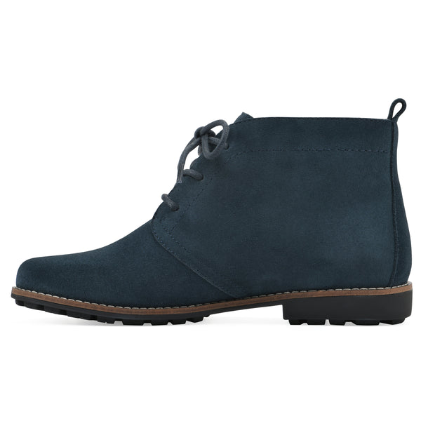 Summit By White Mountain Auburn Bootie - Navy Suede