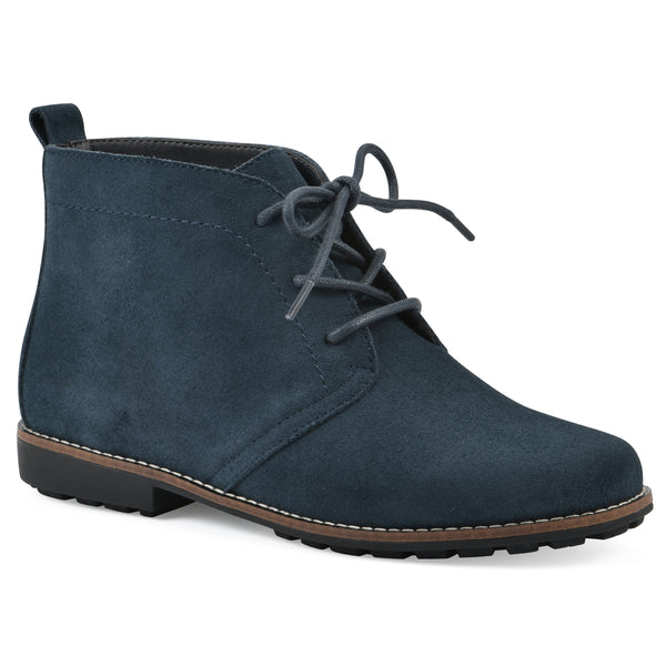 summit by white mountain Auburn Bootie - Navy Suede