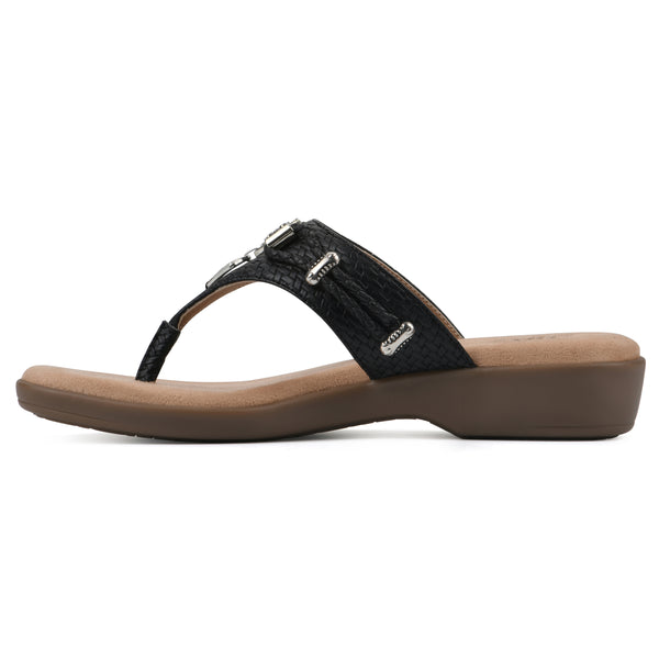 Summit By White Mountain Bailee Sandal - Black