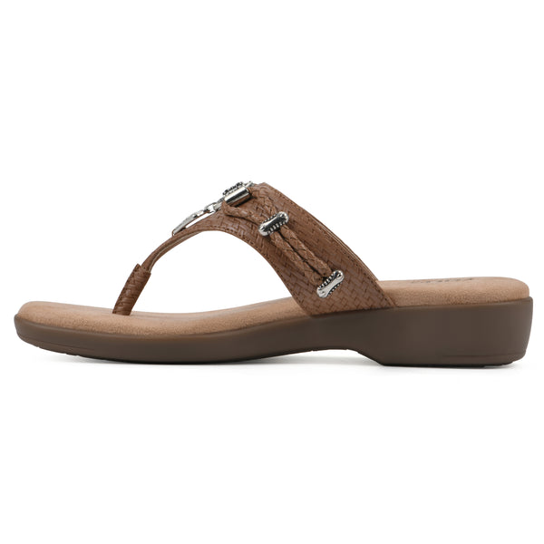 Summit By White Mountain Bailee Sandal - Natural