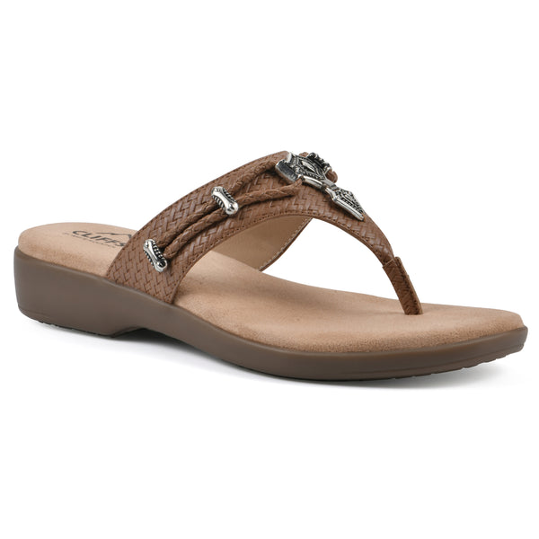 summit by white mountain Bailee Sandal - Natural