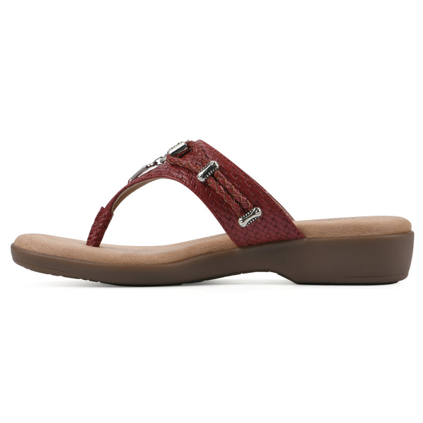 Summit By White Mountain Bailee Sandal - Red