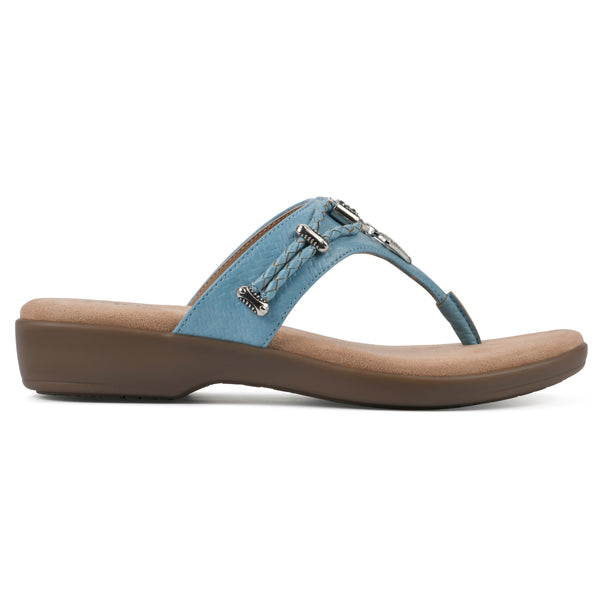 Summit By White Mountain Bailee Sandal - Turquoise
