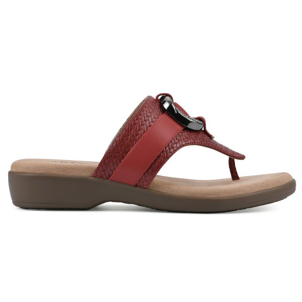 Summit By White Mountain Benedict Sandal - Red