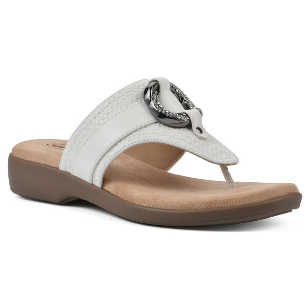 summit by white mountain Benedict Sandal - White