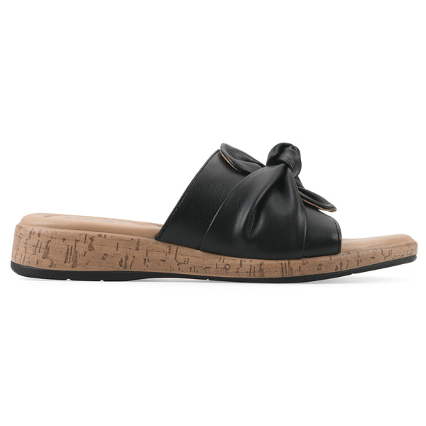 Summit By White Mountain Bonelle Sandal - Black