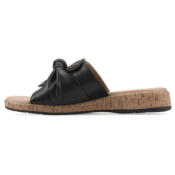 Summit By White Mountain Bonelle Sandal - Black