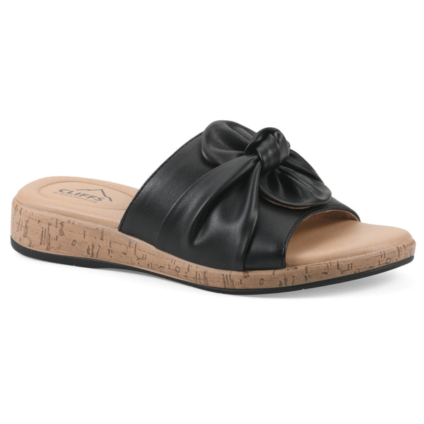 summit by white mountain Bonelle Sandal - Black