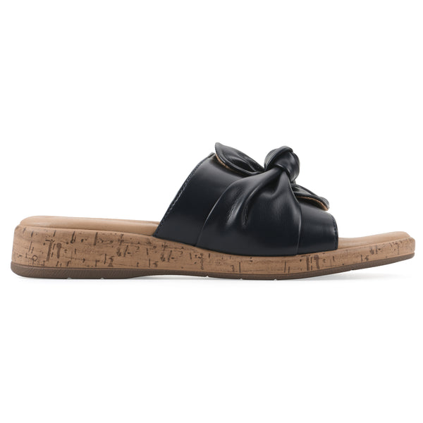 Summit By White Mountain Bonelle Sandal - Dark Navy