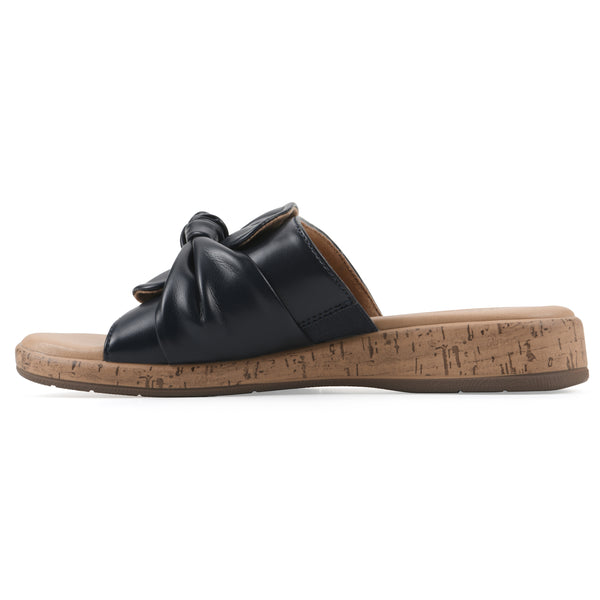 Summit By White Mountain Bonelle Sandal - Dark Navy