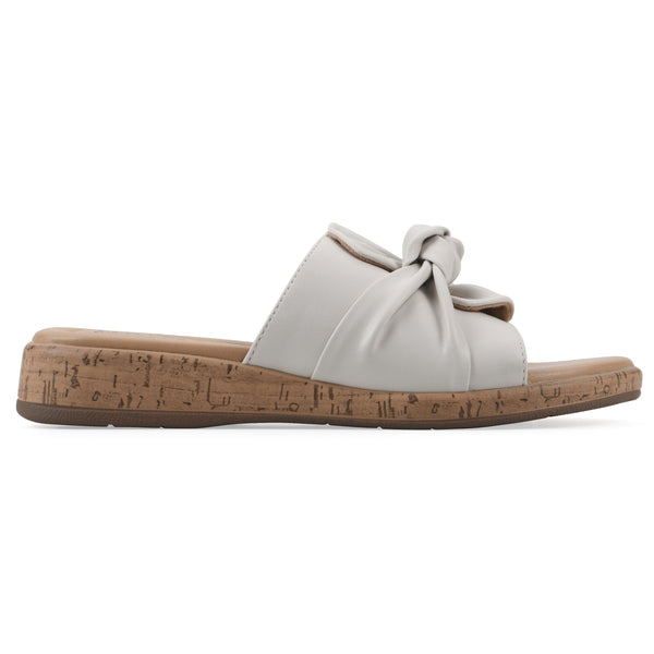 Summit By White Mountain Bonelle Sandal - Off-White
