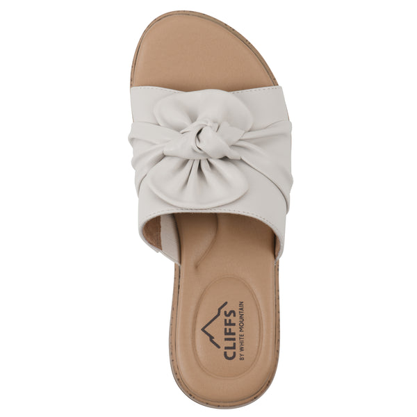 Summit By White Mountain Bonelle Sandal - Off-White