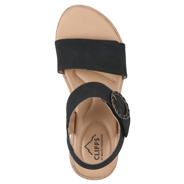 Summit By White Mountain Bonique Sandal - Black