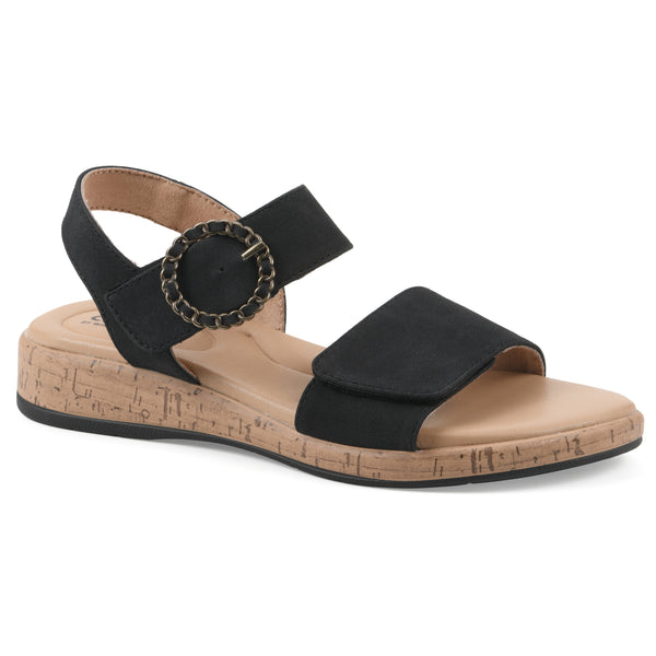 summit by white mountain Bonique Sandal - Black
