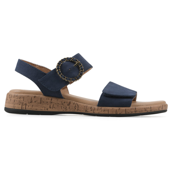 Summit By White Mountain Bonique Sandal - Navy