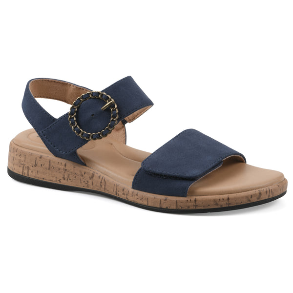 summit by white mountain Bonique Sandal - Navy