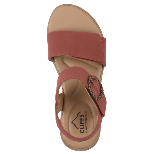 Summit By White Mountain Bonique Sandal - Paprika