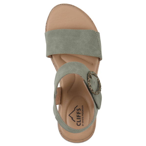 Summit By White Mountain Bonique Sandal - Sage