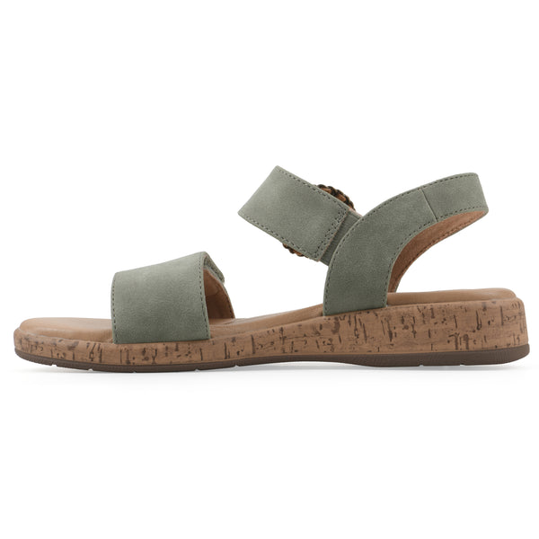 Summit By White Mountain Bonique Sandal - Sage