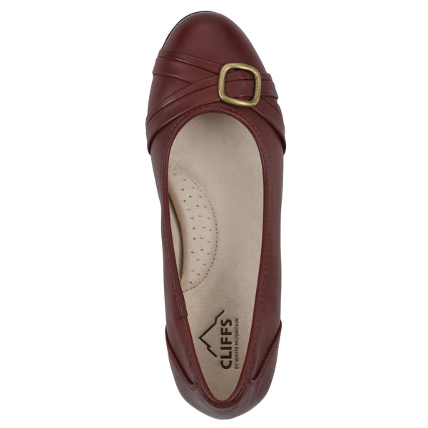 Summit By White Mountain Calming Flat - Burgundy