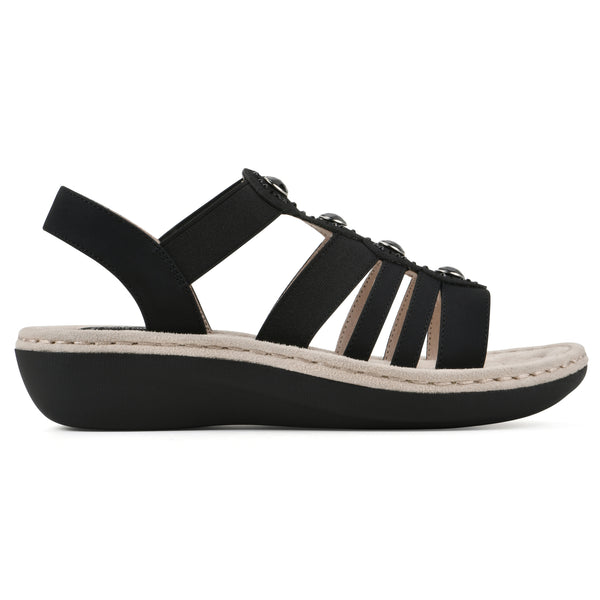 Summit By White Mountain Camryn Sandal - Black