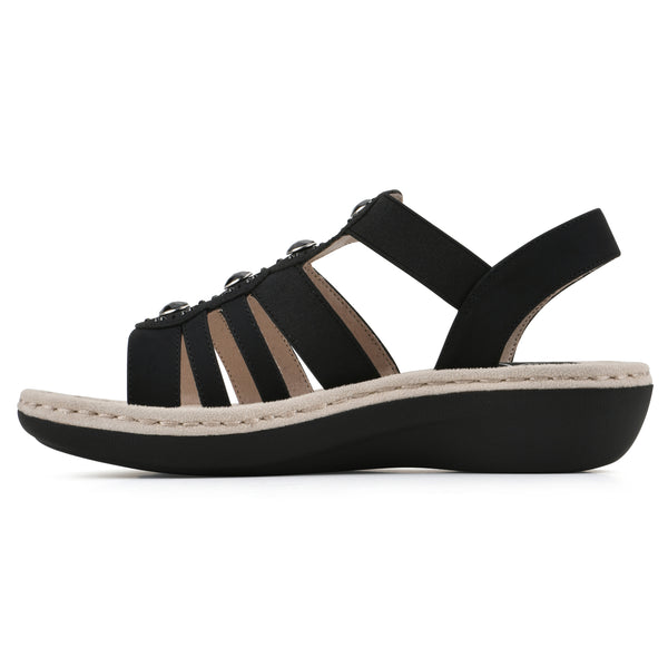 Summit By White Mountain Camryn Sandal - Black