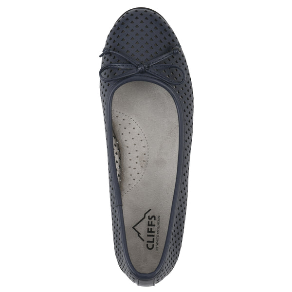 Summit By White Mountain Carris Ballet Flat - Navy